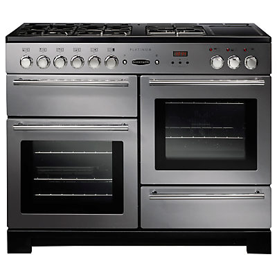 Rangemaster Platinum 110 Dual Fuel Range Cooker Stainless Steel